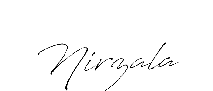 Antro_Vectra is a professional signature style that is perfect for those who want to add a touch of class to their signature. It is also a great choice for those who want to make their signature more unique. Get Nirzala name to fancy signature for free. Nirzala signature style 6 images and pictures png