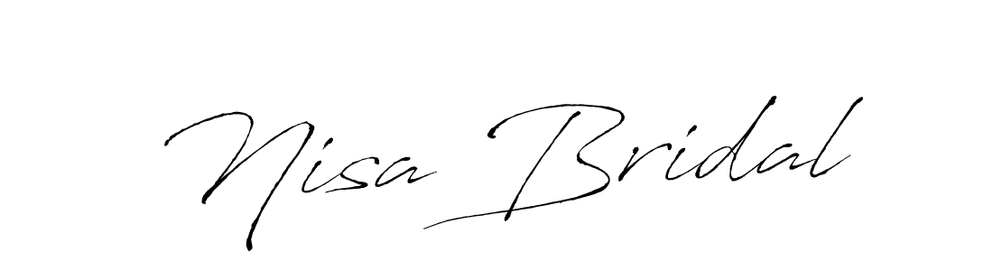 Check out images of Autograph of Nisa Bridal name. Actor Nisa Bridal Signature Style. Antro_Vectra is a professional sign style online. Nisa Bridal signature style 6 images and pictures png