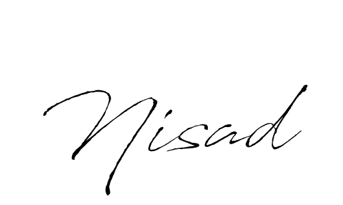 Make a beautiful signature design for name Nisad. With this signature (Antro_Vectra) style, you can create a handwritten signature for free. Nisad signature style 6 images and pictures png