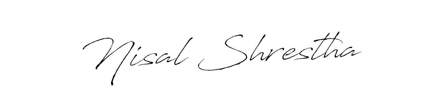 Antro_Vectra is a professional signature style that is perfect for those who want to add a touch of class to their signature. It is also a great choice for those who want to make their signature more unique. Get Nisal Shrestha name to fancy signature for free. Nisal Shrestha signature style 6 images and pictures png