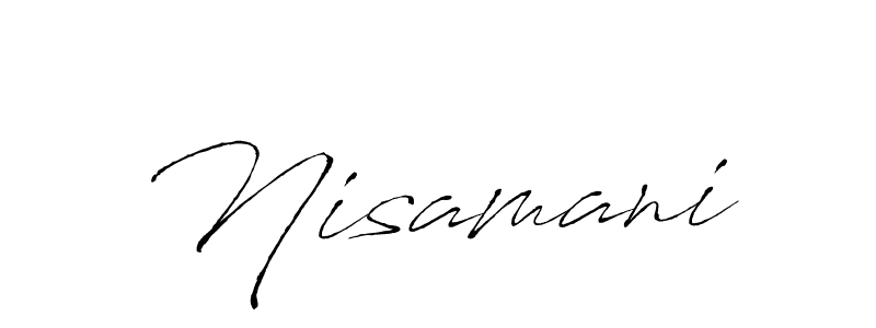 Also we have Nisamani name is the best signature style. Create professional handwritten signature collection using Antro_Vectra autograph style. Nisamani signature style 6 images and pictures png