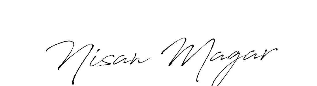 You should practise on your own different ways (Antro_Vectra) to write your name (Nisan Magar) in signature. don't let someone else do it for you. Nisan Magar signature style 6 images and pictures png