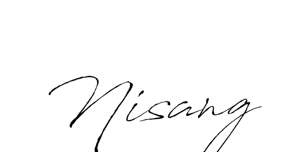 Similarly Antro_Vectra is the best handwritten signature design. Signature creator online .You can use it as an online autograph creator for name Nisang. Nisang signature style 6 images and pictures png