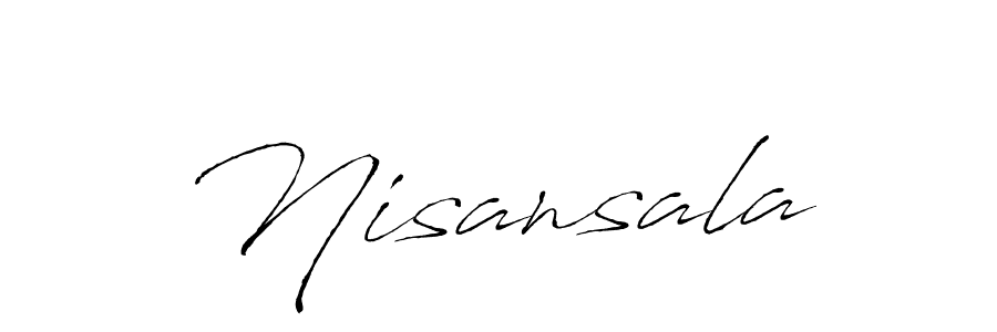 Nisansala stylish signature style. Best Handwritten Sign (Antro_Vectra) for my name. Handwritten Signature Collection Ideas for my name Nisansala. Nisansala signature style 6 images and pictures png