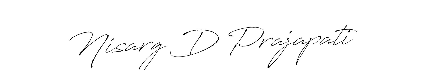 Use a signature maker to create a handwritten signature online. With this signature software, you can design (Antro_Vectra) your own signature for name Nisarg D Prajapati. Nisarg D Prajapati signature style 6 images and pictures png