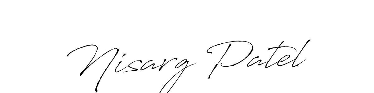 Use a signature maker to create a handwritten signature online. With this signature software, you can design (Antro_Vectra) your own signature for name Nisarg Patel. Nisarg Patel signature style 6 images and pictures png