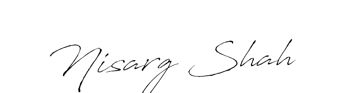 Make a beautiful signature design for name Nisarg Shah. Use this online signature maker to create a handwritten signature for free. Nisarg Shah signature style 6 images and pictures png