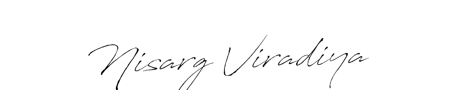 The best way (Antro_Vectra) to make a short signature is to pick only two or three words in your name. The name Nisarg Viradiya include a total of six letters. For converting this name. Nisarg Viradiya signature style 6 images and pictures png