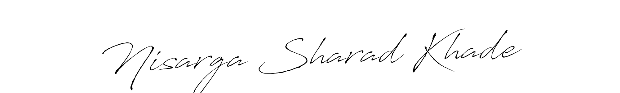 Here are the top 10 professional signature styles for the name Nisarga Sharad Khade. These are the best autograph styles you can use for your name. Nisarga Sharad Khade signature style 6 images and pictures png