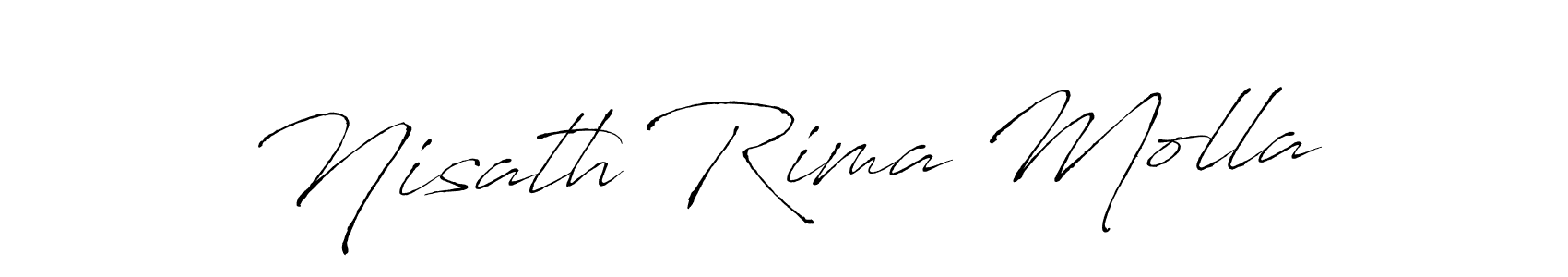 You should practise on your own different ways (Antro_Vectra) to write your name (Nisath Rima Molla) in signature. don't let someone else do it for you. Nisath Rima Molla signature style 6 images and pictures png