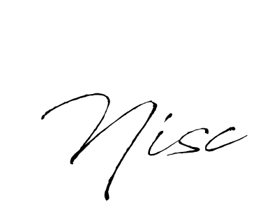 if you are searching for the best signature style for your name Nisc. so please give up your signature search. here we have designed multiple signature styles  using Antro_Vectra. Nisc signature style 6 images and pictures png
