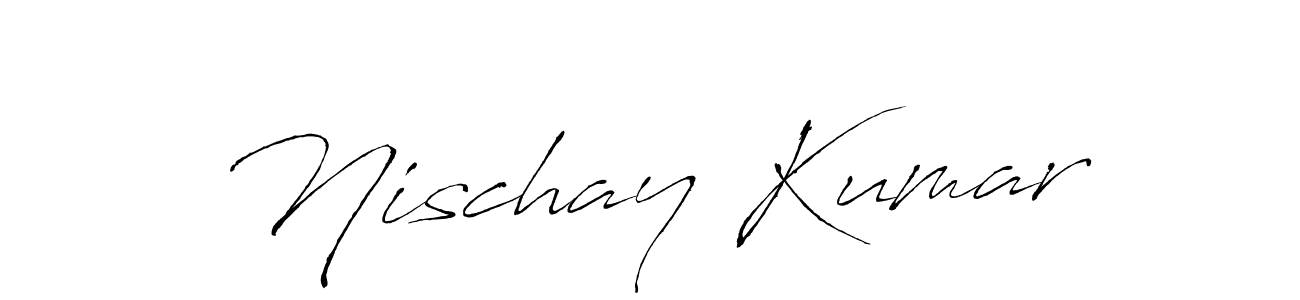 It looks lik you need a new signature style for name Nischay Kumar. Design unique handwritten (Antro_Vectra) signature with our free signature maker in just a few clicks. Nischay Kumar signature style 6 images and pictures png