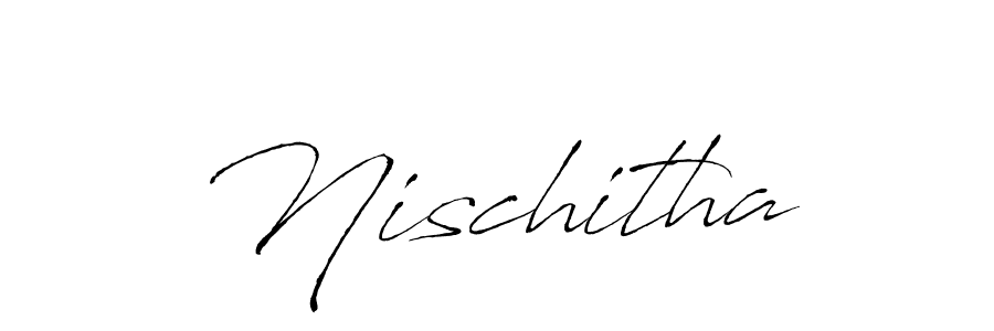 Use a signature maker to create a handwritten signature online. With this signature software, you can design (Antro_Vectra) your own signature for name Nischitha. Nischitha signature style 6 images and pictures png