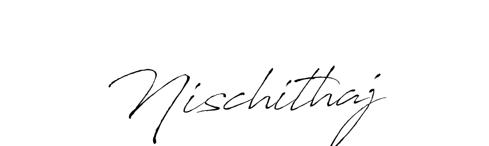 Nischithaj stylish signature style. Best Handwritten Sign (Antro_Vectra) for my name. Handwritten Signature Collection Ideas for my name Nischithaj. Nischithaj signature style 6 images and pictures png