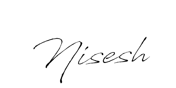 Antro_Vectra is a professional signature style that is perfect for those who want to add a touch of class to their signature. It is also a great choice for those who want to make their signature more unique. Get Nisesh name to fancy signature for free. Nisesh signature style 6 images and pictures png