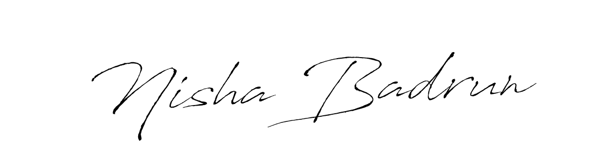 Similarly Antro_Vectra is the best handwritten signature design. Signature creator online .You can use it as an online autograph creator for name Nisha Badrun. Nisha Badrun signature style 6 images and pictures png