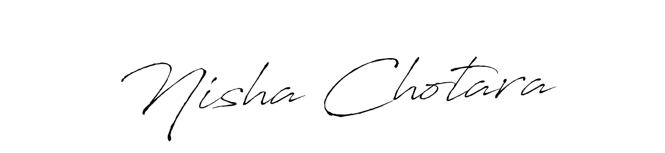 Make a beautiful signature design for name Nisha Chotara. Use this online signature maker to create a handwritten signature for free. Nisha Chotara signature style 6 images and pictures png