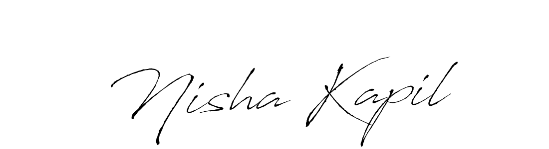 Best and Professional Signature Style for Nisha Kapil. Antro_Vectra Best Signature Style Collection. Nisha Kapil signature style 6 images and pictures png