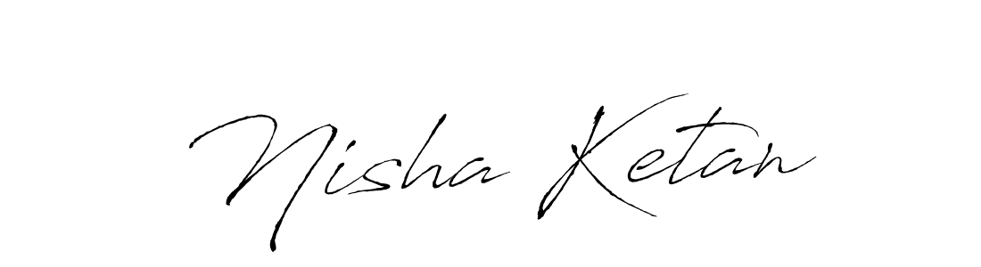 This is the best signature style for the Nisha Ketan name. Also you like these signature font (Antro_Vectra). Mix name signature. Nisha Ketan signature style 6 images and pictures png