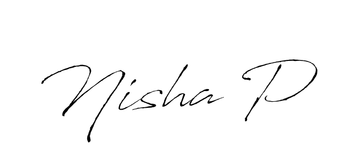 The best way (Antro_Vectra) to make a short signature is to pick only two or three words in your name. The name Nisha P include a total of six letters. For converting this name. Nisha P signature style 6 images and pictures png