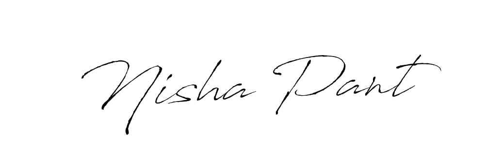 Design your own signature with our free online signature maker. With this signature software, you can create a handwritten (Antro_Vectra) signature for name Nisha Pant. Nisha Pant signature style 6 images and pictures png