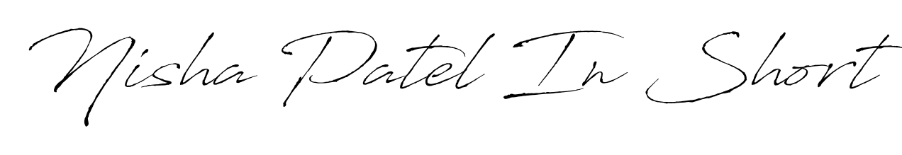 Also we have Nisha Patel In Short name is the best signature style. Create professional handwritten signature collection using Antro_Vectra autograph style. Nisha Patel In Short signature style 6 images and pictures png