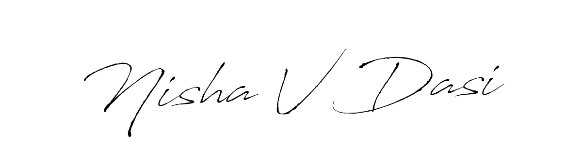 It looks lik you need a new signature style for name Nisha V Dasi. Design unique handwritten (Antro_Vectra) signature with our free signature maker in just a few clicks. Nisha V Dasi signature style 6 images and pictures png