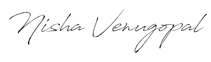Upgrade your professional image with Nisha Venugopal signature created with Antro_Vectra font. Fast, free, and watermark-free download. Nisha Venugopal signature style 6 images and pictures png