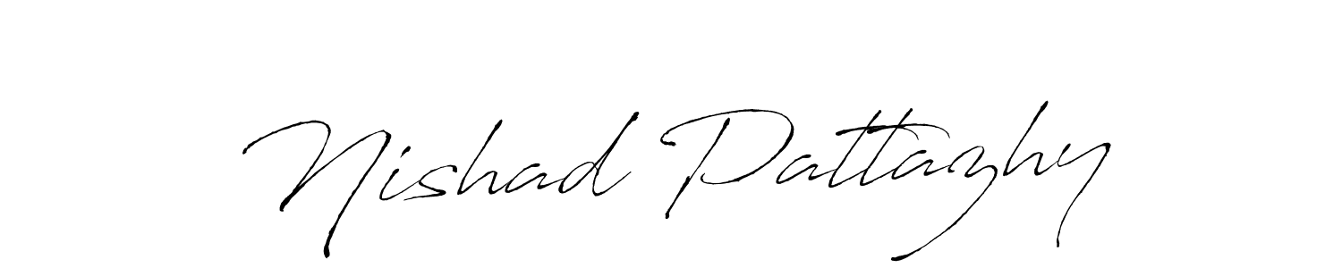 Also we have Nishad Pattazhy name is the best signature style. Create professional handwritten signature collection using Antro_Vectra autograph style. Nishad Pattazhy signature style 6 images and pictures png