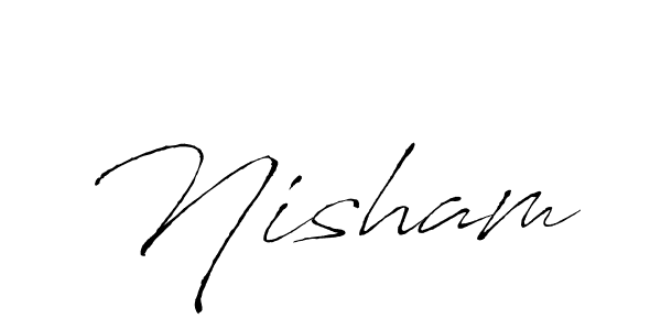 How to make Nisham name signature. Use Antro_Vectra style for creating short signs online. This is the latest handwritten sign. Nisham signature style 6 images and pictures png