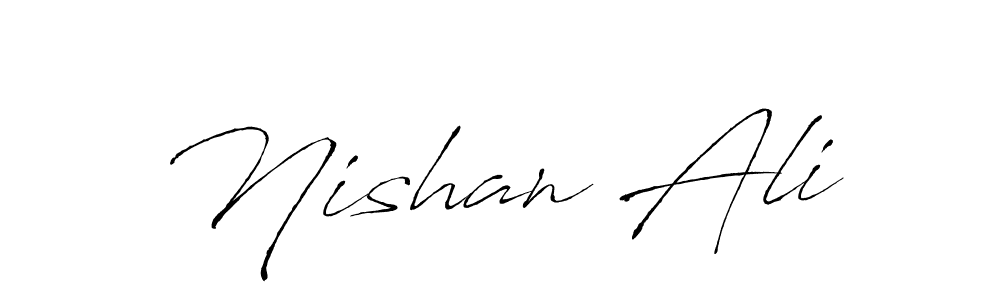 Nishan Ali stylish signature style. Best Handwritten Sign (Antro_Vectra) for my name. Handwritten Signature Collection Ideas for my name Nishan Ali. Nishan Ali signature style 6 images and pictures png