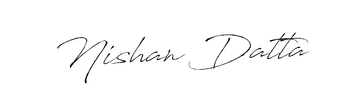 Design your own signature with our free online signature maker. With this signature software, you can create a handwritten (Antro_Vectra) signature for name Nishan Datta. Nishan Datta signature style 6 images and pictures png