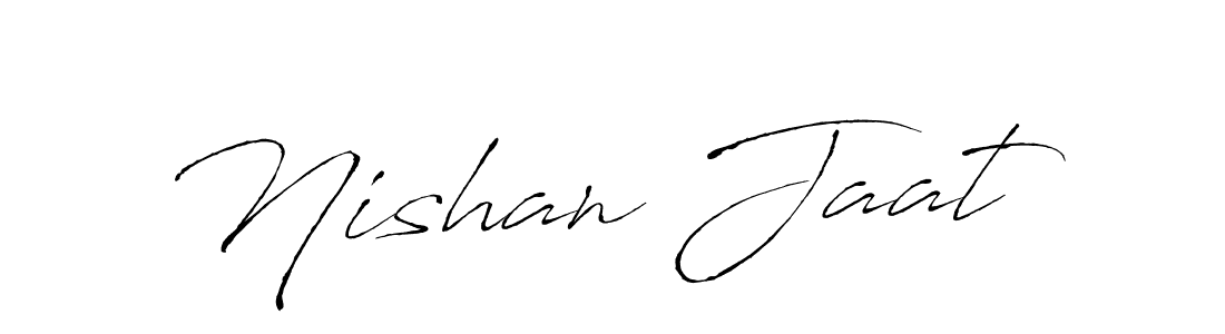 The best way (Antro_Vectra) to make a short signature is to pick only two or three words in your name. The name Nishan Jaat include a total of six letters. For converting this name. Nishan Jaat signature style 6 images and pictures png