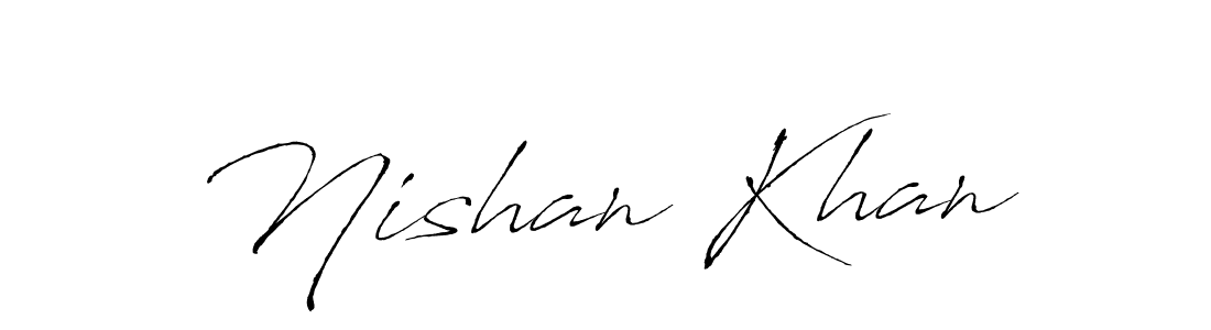 Use a signature maker to create a handwritten signature online. With this signature software, you can design (Antro_Vectra) your own signature for name Nishan Khan. Nishan Khan signature style 6 images and pictures png