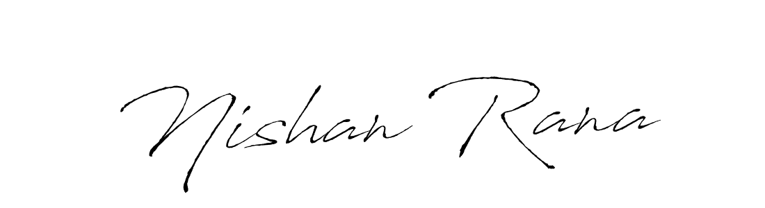 Use a signature maker to create a handwritten signature online. With this signature software, you can design (Antro_Vectra) your own signature for name Nishan Rana. Nishan Rana signature style 6 images and pictures png