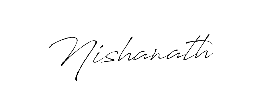 Make a beautiful signature design for name Nishanath. With this signature (Antro_Vectra) style, you can create a handwritten signature for free. Nishanath signature style 6 images and pictures png