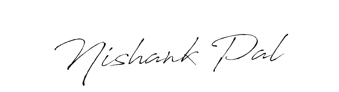 Create a beautiful signature design for name Nishank Pal. With this signature (Antro_Vectra) fonts, you can make a handwritten signature for free. Nishank Pal signature style 6 images and pictures png