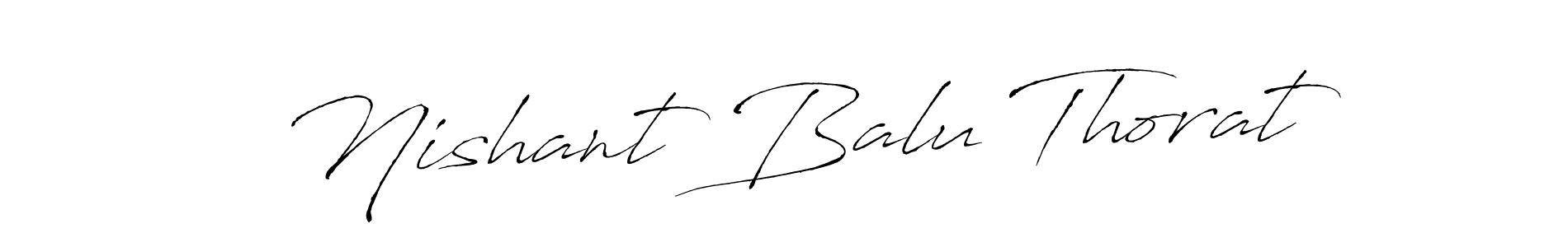 This is the best signature style for the Nishant Balu Thorat name. Also you like these signature font (Antro_Vectra). Mix name signature. Nishant Balu Thorat signature style 6 images and pictures png