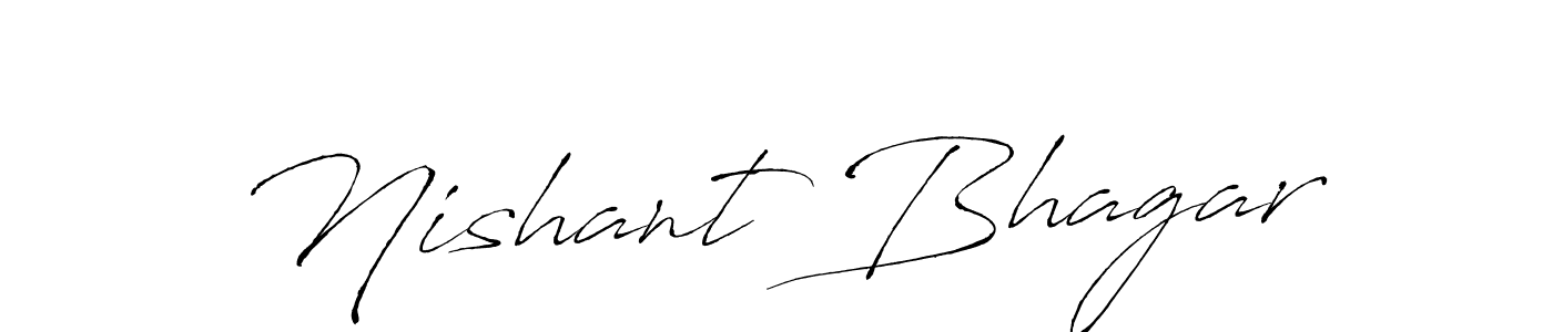 This is the best signature style for the Nishant Bhagar name. Also you like these signature font (Antro_Vectra). Mix name signature. Nishant Bhagar signature style 6 images and pictures png