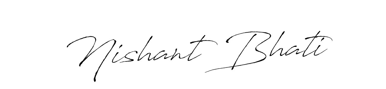 How to Draw Nishant Bhati signature style? Antro_Vectra is a latest design signature styles for name Nishant Bhati. Nishant Bhati signature style 6 images and pictures png