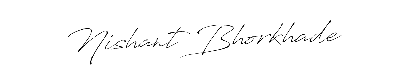 How to make Nishant Bhorkhade signature? Antro_Vectra is a professional autograph style. Create handwritten signature for Nishant Bhorkhade name. Nishant Bhorkhade signature style 6 images and pictures png