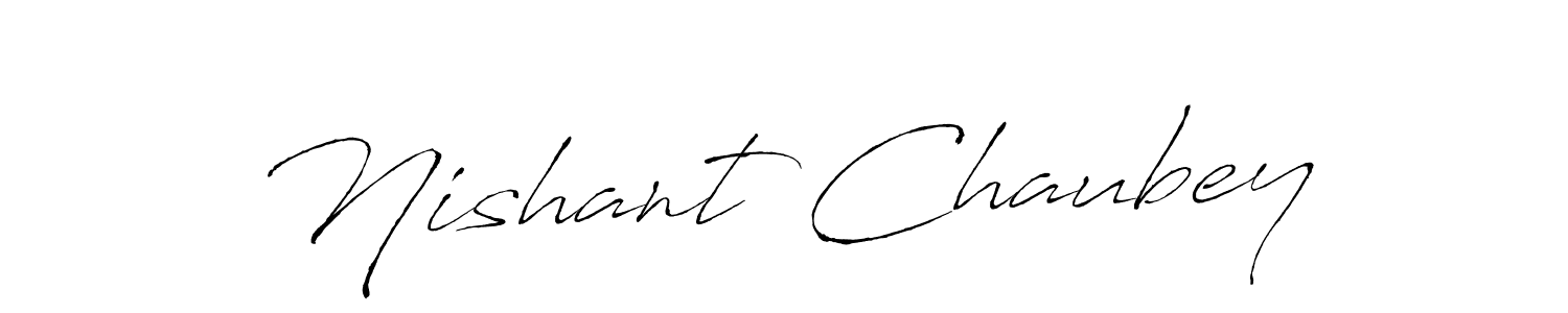 Also You can easily find your signature by using the search form. We will create Nishant Chaubey name handwritten signature images for you free of cost using Antro_Vectra sign style. Nishant Chaubey signature style 6 images and pictures png