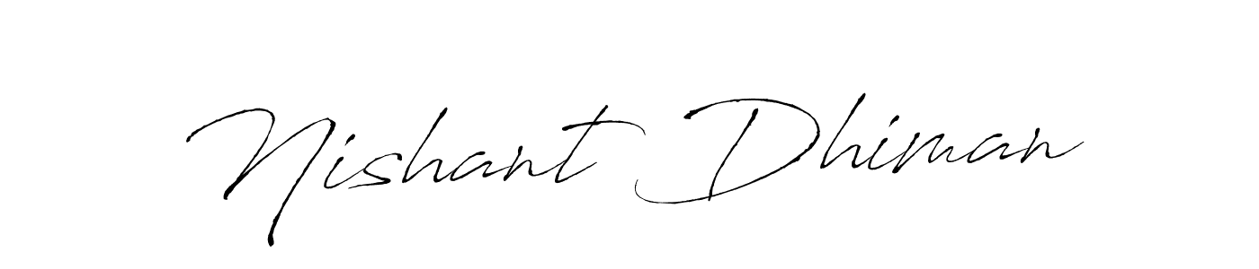 Similarly Antro_Vectra is the best handwritten signature design. Signature creator online .You can use it as an online autograph creator for name Nishant Dhiman. Nishant Dhiman signature style 6 images and pictures png