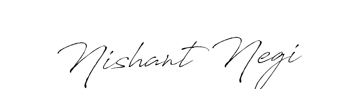 Create a beautiful signature design for name Nishant Negi. With this signature (Antro_Vectra) fonts, you can make a handwritten signature for free. Nishant Negi signature style 6 images and pictures png