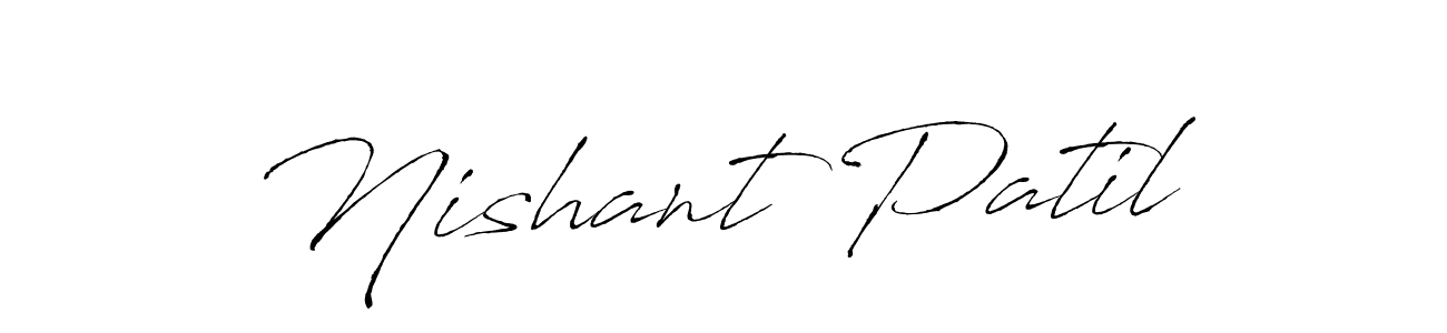 Make a beautiful signature design for name Nishant Patil. Use this online signature maker to create a handwritten signature for free. Nishant Patil signature style 6 images and pictures png