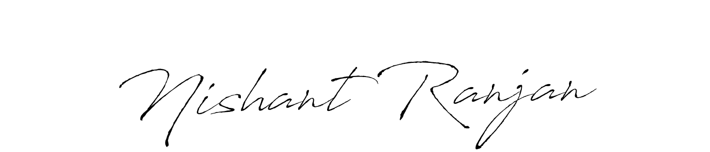 Design your own signature with our free online signature maker. With this signature software, you can create a handwritten (Antro_Vectra) signature for name Nishant Ranjan. Nishant Ranjan signature style 6 images and pictures png