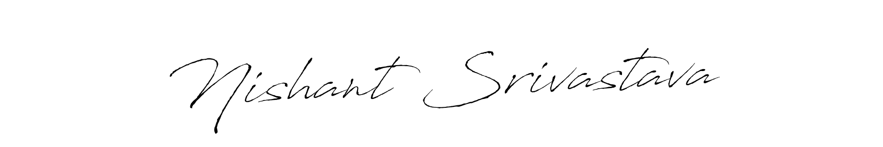 Make a beautiful signature design for name Nishant Srivastava. Use this online signature maker to create a handwritten signature for free. Nishant Srivastava signature style 6 images and pictures png