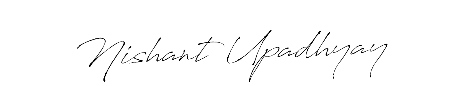 Design your own signature with our free online signature maker. With this signature software, you can create a handwritten (Antro_Vectra) signature for name Nishant Upadhyay. Nishant Upadhyay signature style 6 images and pictures png