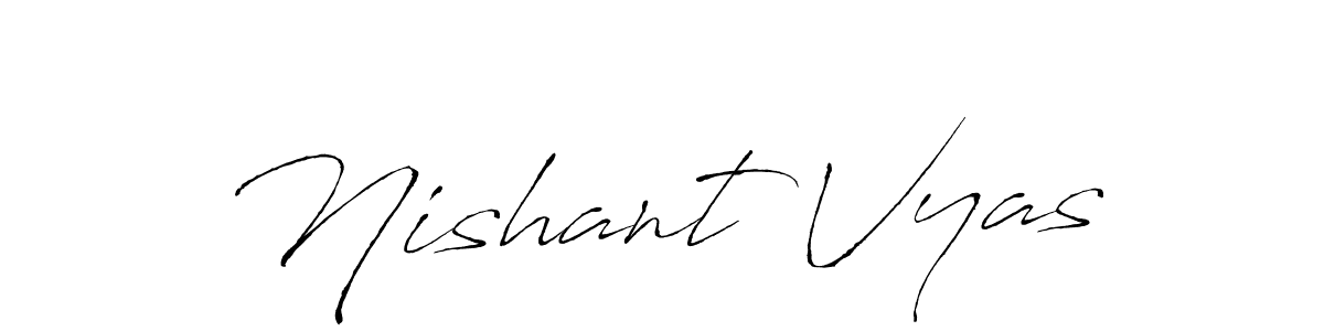It looks lik you need a new signature style for name Nishant Vyas. Design unique handwritten (Antro_Vectra) signature with our free signature maker in just a few clicks. Nishant Vyas signature style 6 images and pictures png