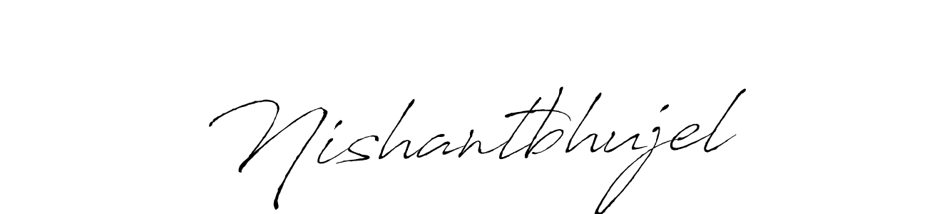 Create a beautiful signature design for name Nishantbhujel. With this signature (Antro_Vectra) fonts, you can make a handwritten signature for free. Nishantbhujel signature style 6 images and pictures png